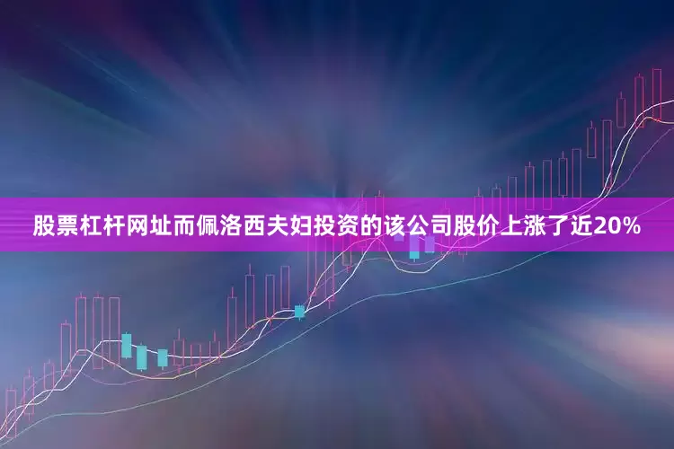 股票杠杆网址而佩洛西夫妇投资的该公司股价上涨了近20%