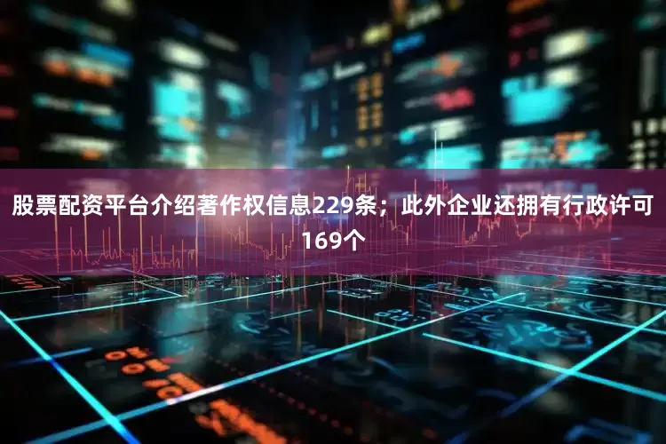 股票配资平台介绍著作权信息229条；此外企业还拥有行政许可169个